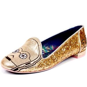 Irregular Choice Star Wars RARE ,THE GOLDEN DROID shoes